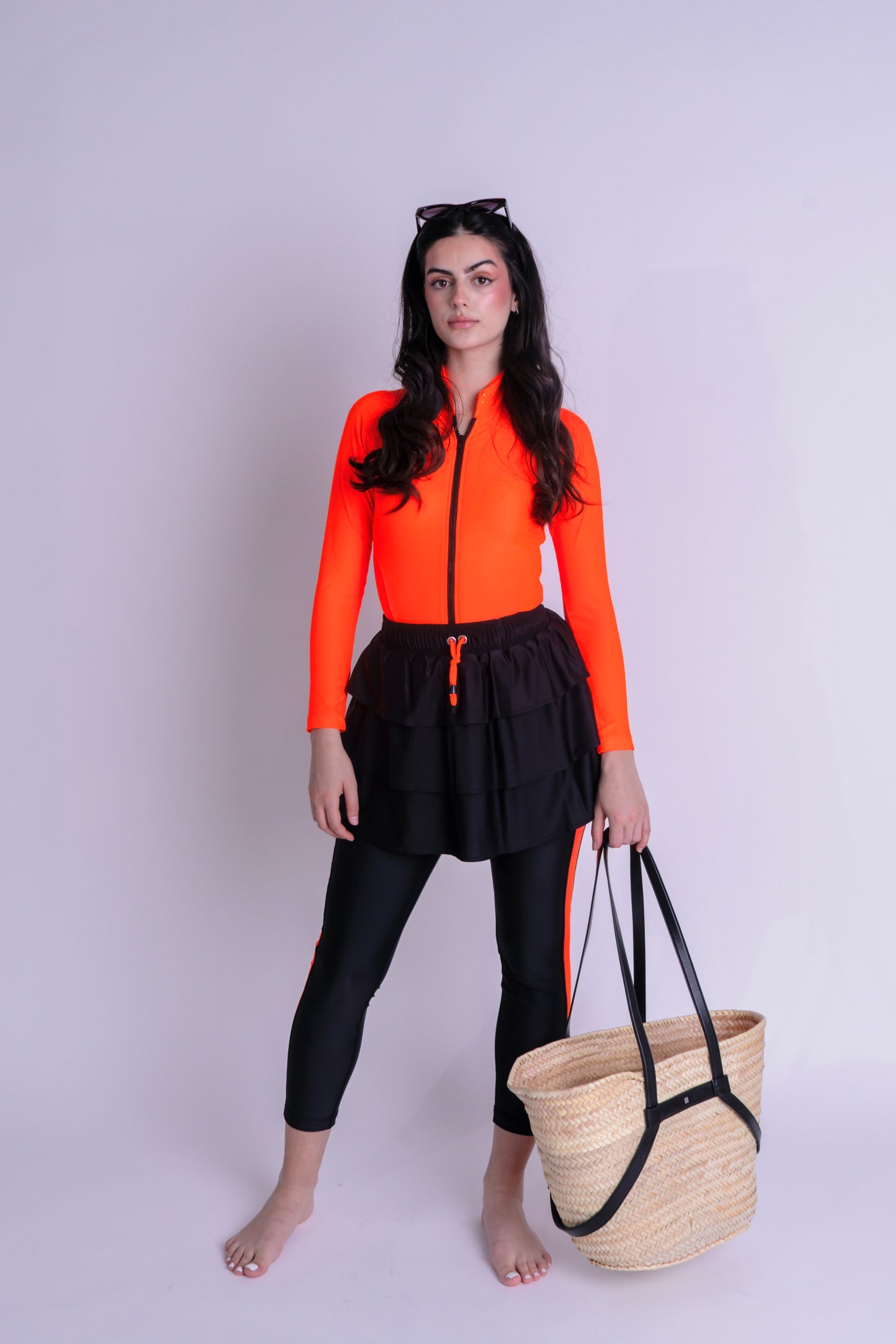 Amelie Short Ruffle Swim Skirt - RIA Line Ltd