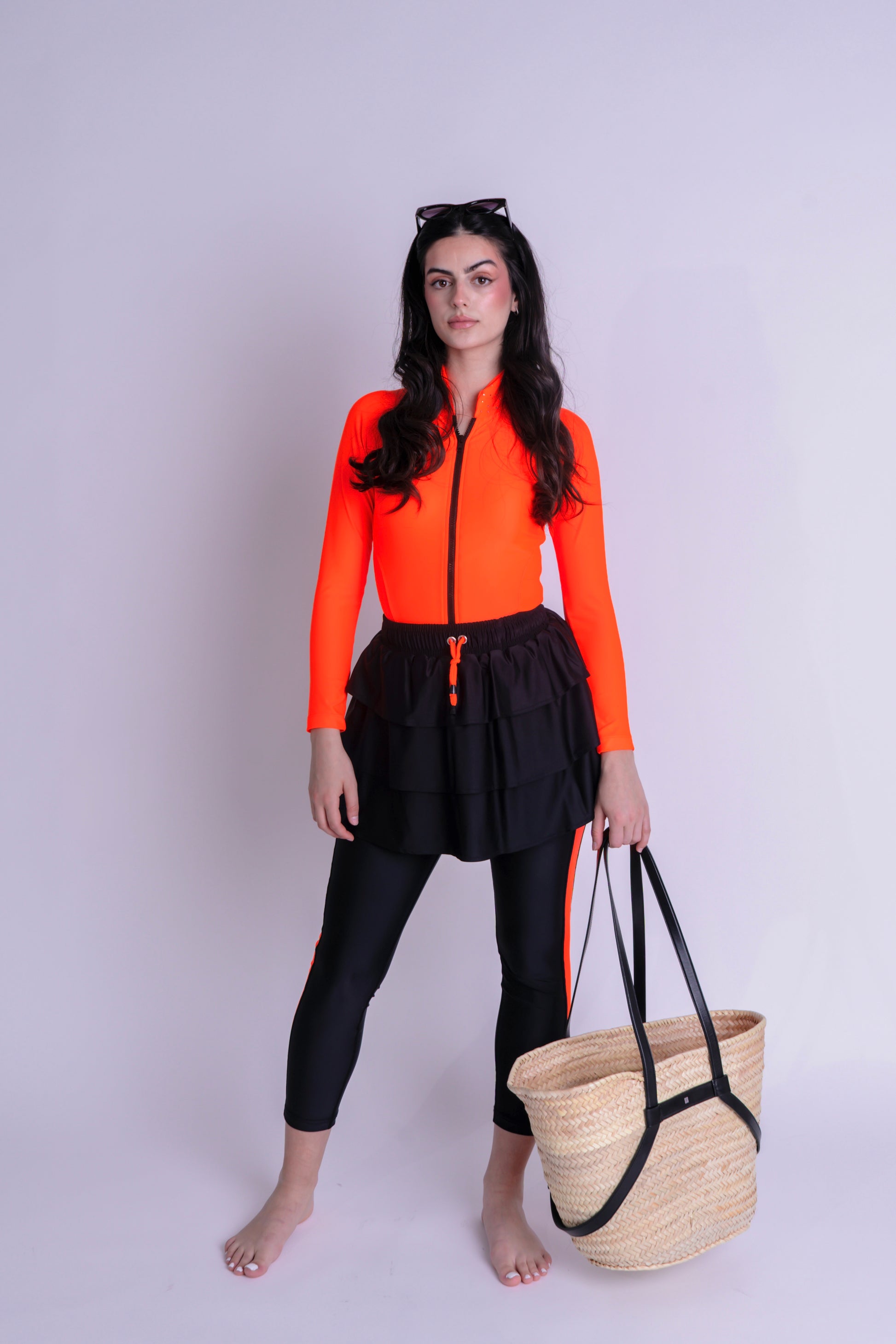 Amelie Short Ruffle Swim Skirt - RIA Line Ltd