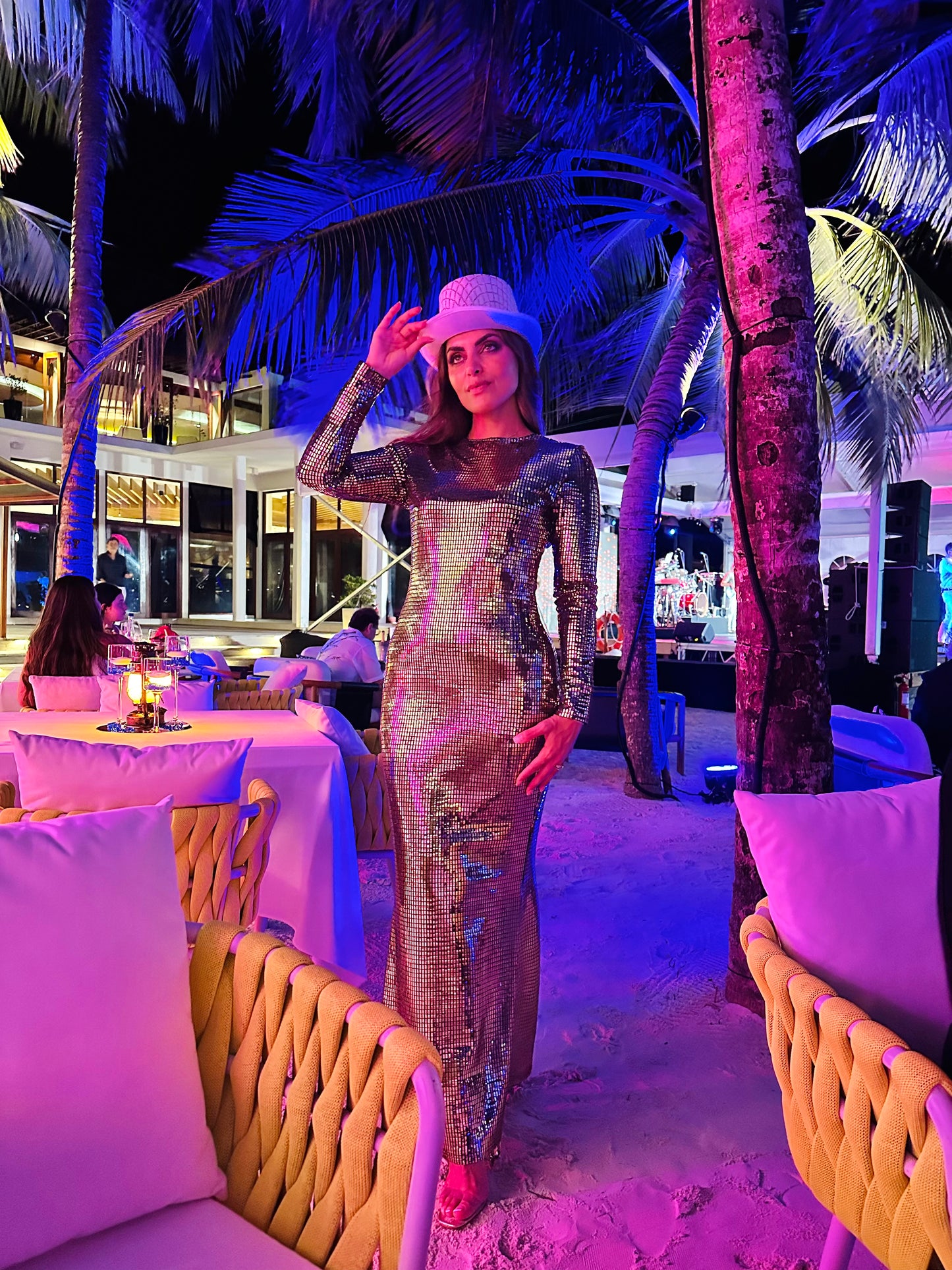 SAFWA GOLD DRESS - RIA Line Ltd