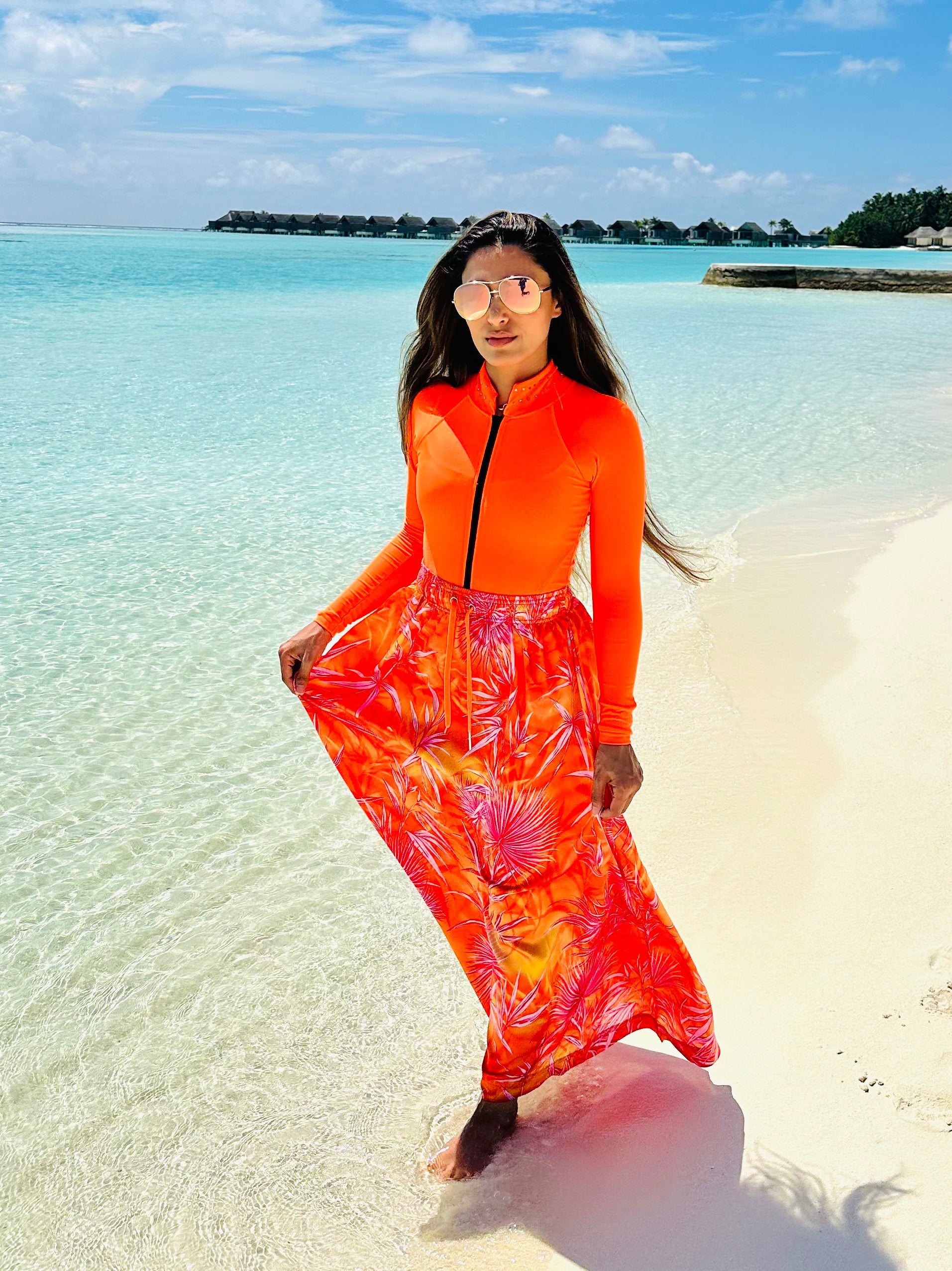 Saba Long Beach Skirt - RIA Line Ltd