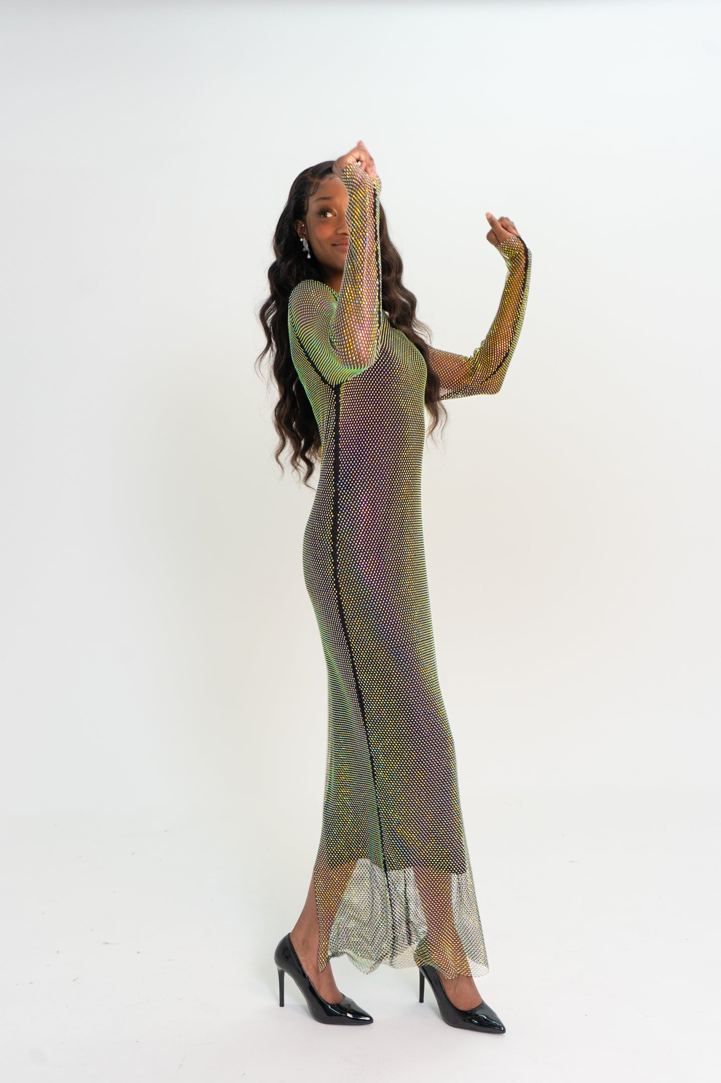 RANIA RHINESTONE DRESS - RIA Line Ltd