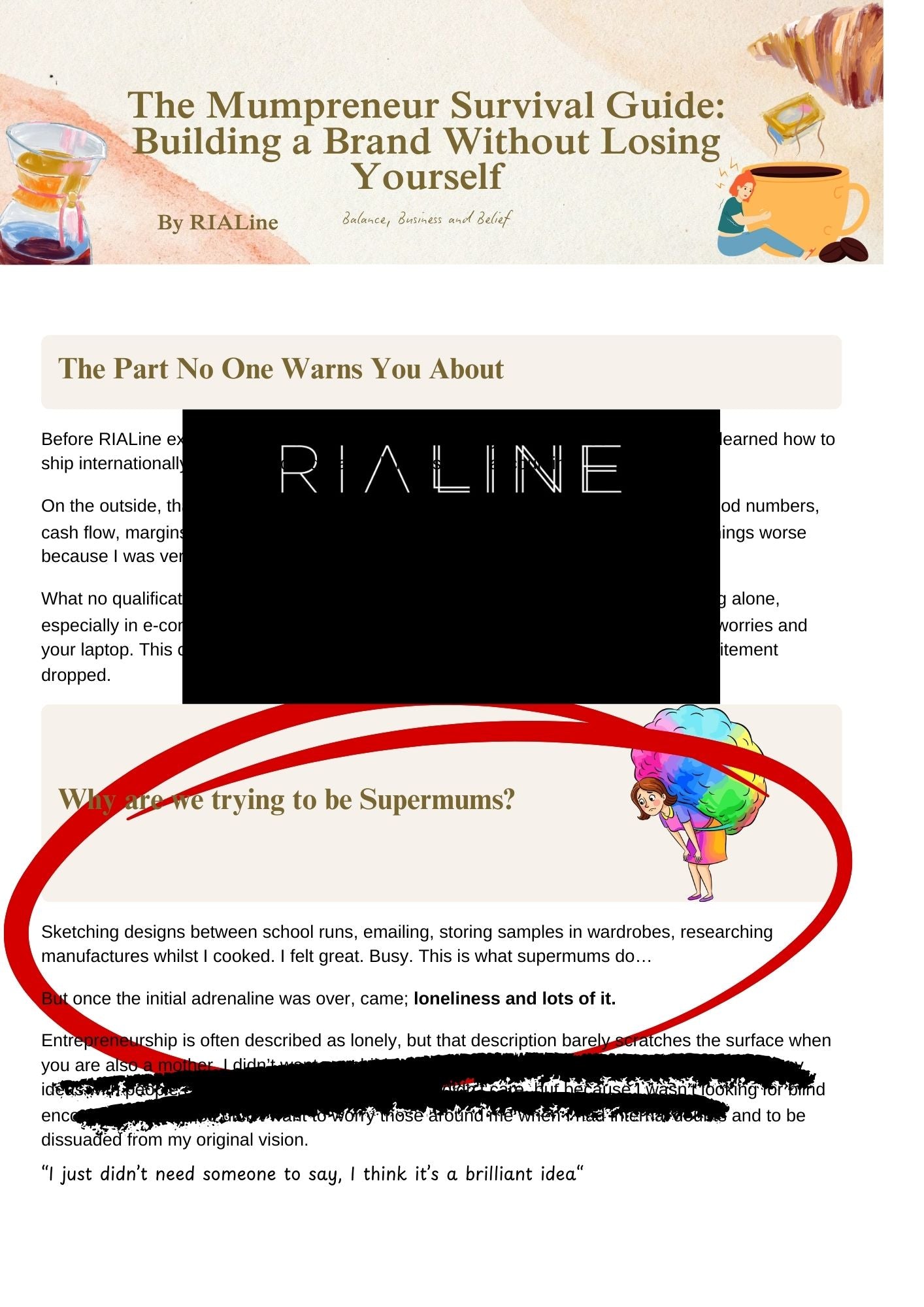 The Mumpreneur Survival Guide: Building a Brand Without Losing Yourself - RIA Line Ltd