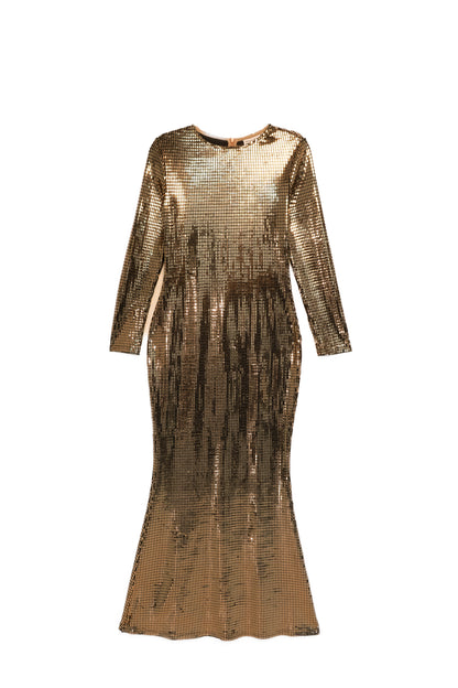 SAFWA GOLD DRESS